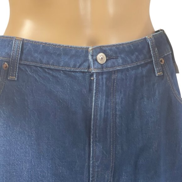 NWT Abercrombie & Fitch Curve Love Mid Rise 90s Straight Jean Size 34/18R - Picture 9 of 10